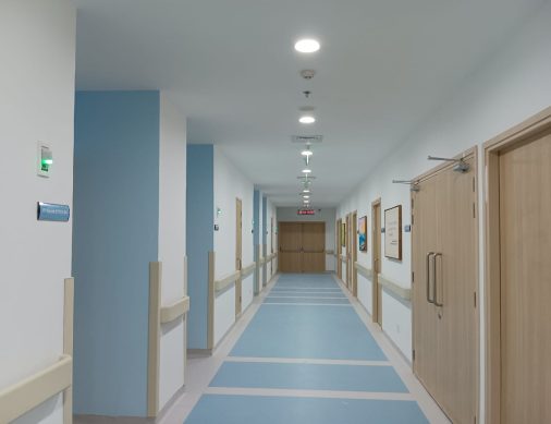 2014B Door Display Units in a hospital corridor 4