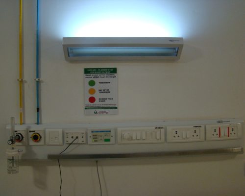 9070L Patient-Bed Lamp - Uplight